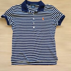 Ralph lauren sport striped polo shirt slim fit medium